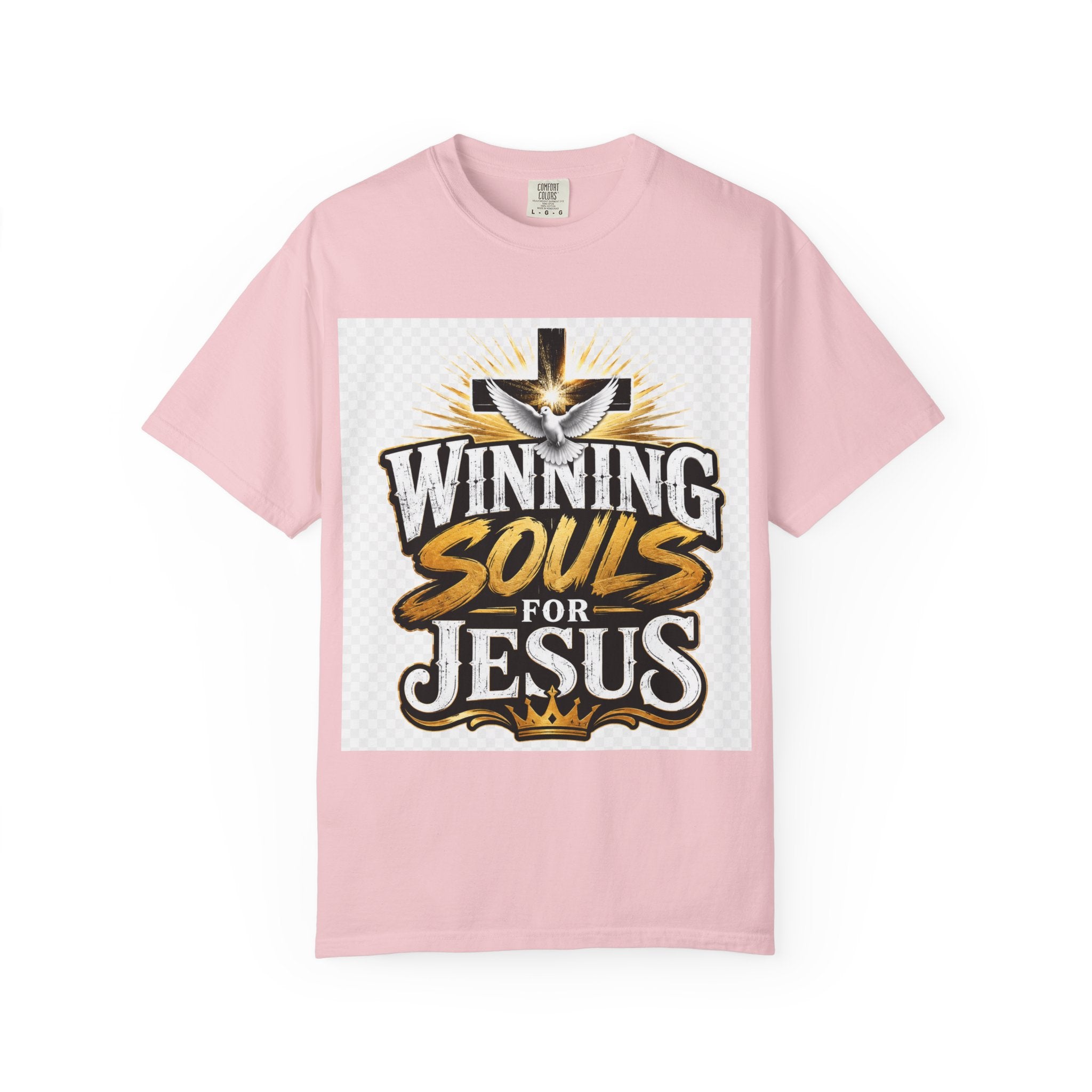 Winning Souls for Jesus T-Shirt — Christian Faith Ministry Graphic Tee