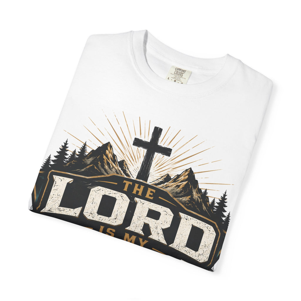 Christian T-Shirt — "The Lord Is My Light" Faith Graphic Tee